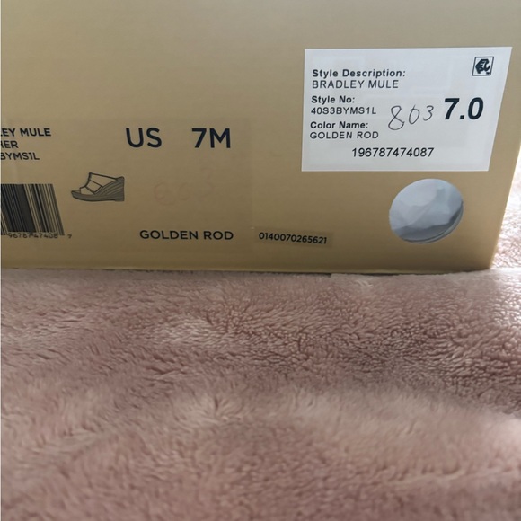 MICHAEL KORS Bradley Mule Sandals Wedge NEW IN BOX ⭐️✨ - Picture 5 of 5